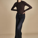 denim lungo zampa 10THE ROLLER SNEAK 415 965 mother