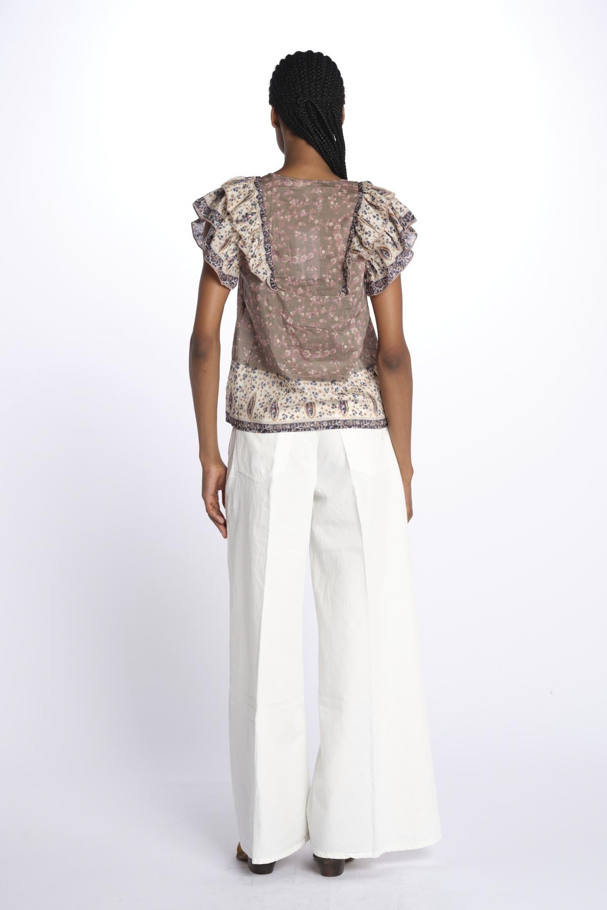 Top BANI stampato 643001 MULTI m.a.b.e.