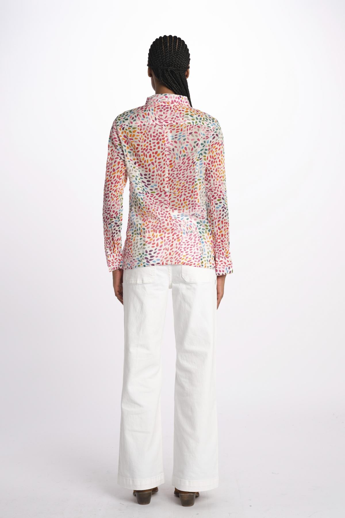 Camicia PETALE MULTICO SA2525 5H terre rouge