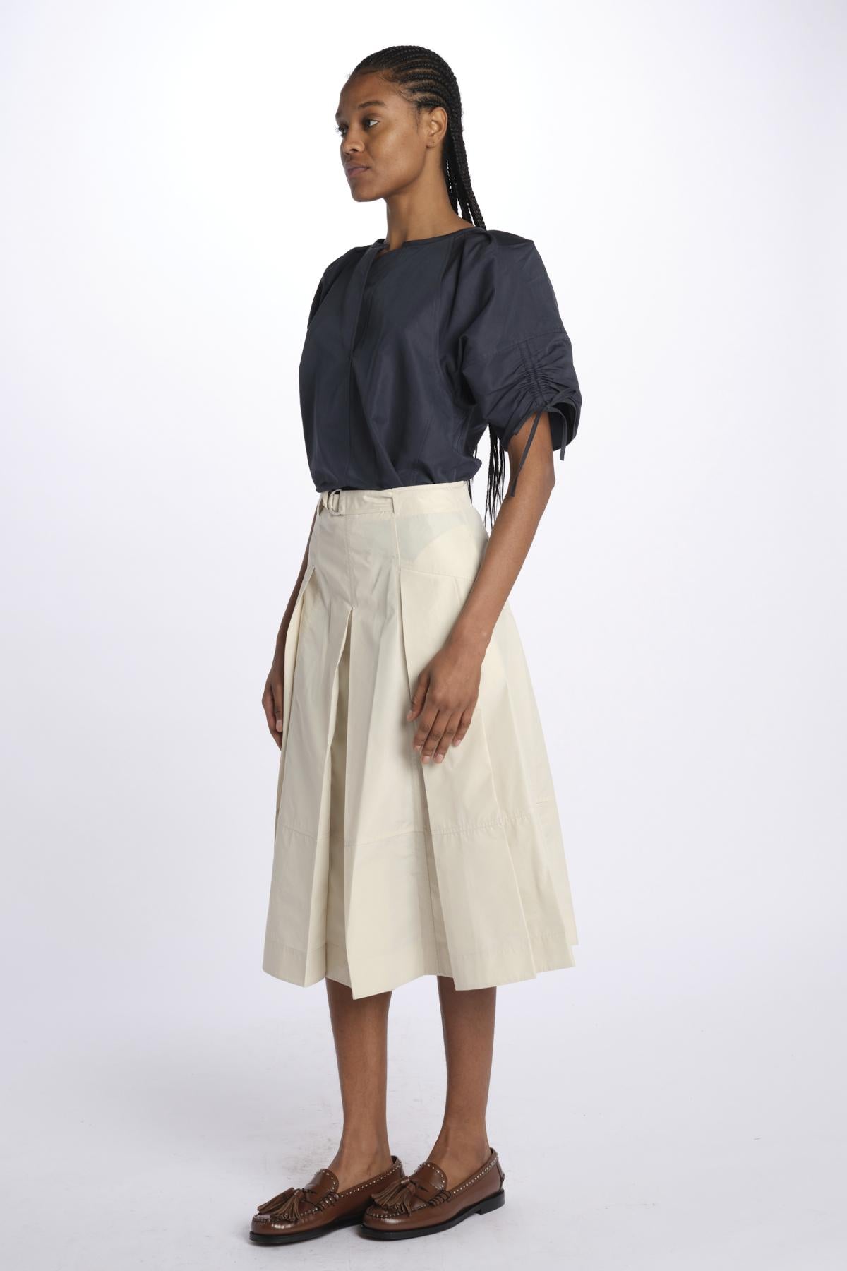 Gonna UTILITY pieghe taffetas 36118LCE STONE phillip lim