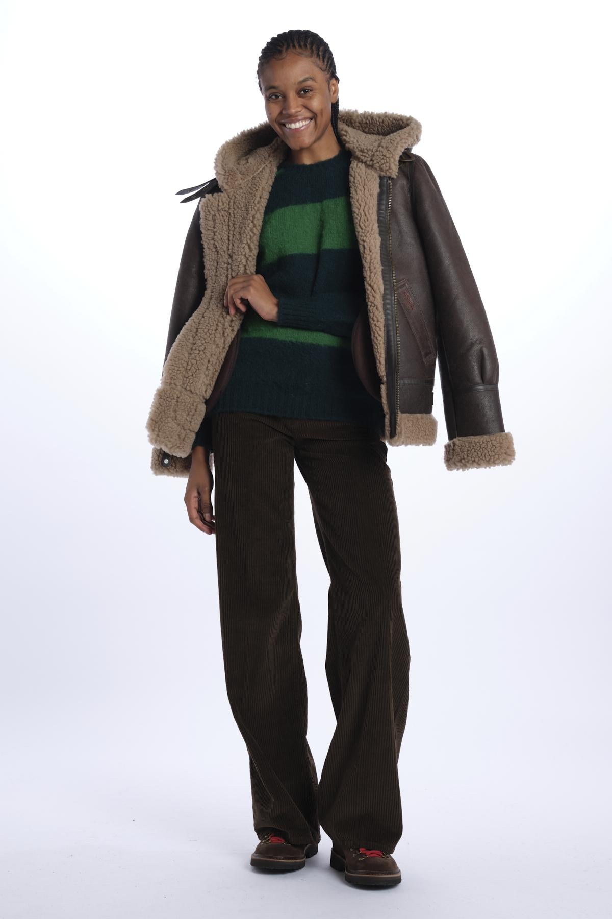 SHAGGY BEAR CHUNKY STRIPES THUNDER howlin'