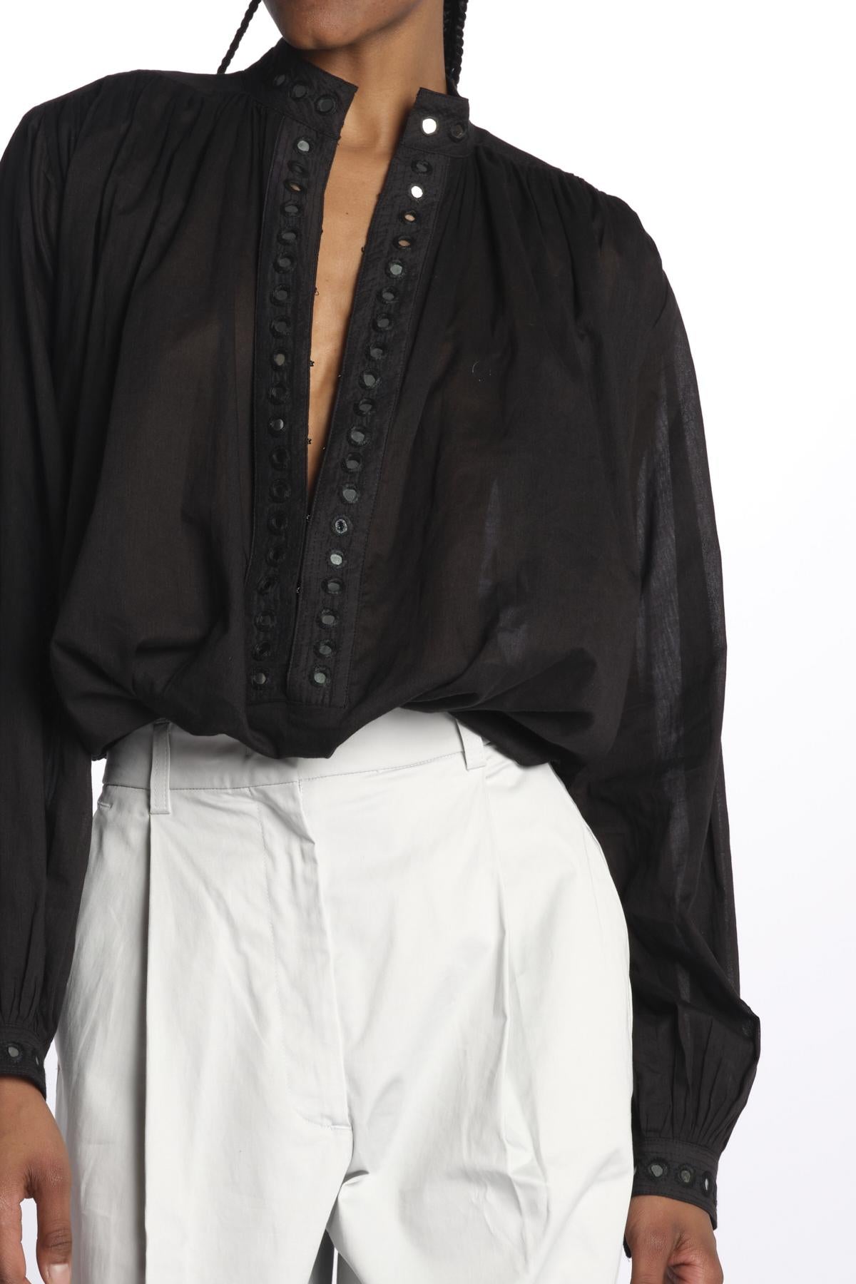 Camicia GATE plastron specchietti GATE BLACK laurence bras