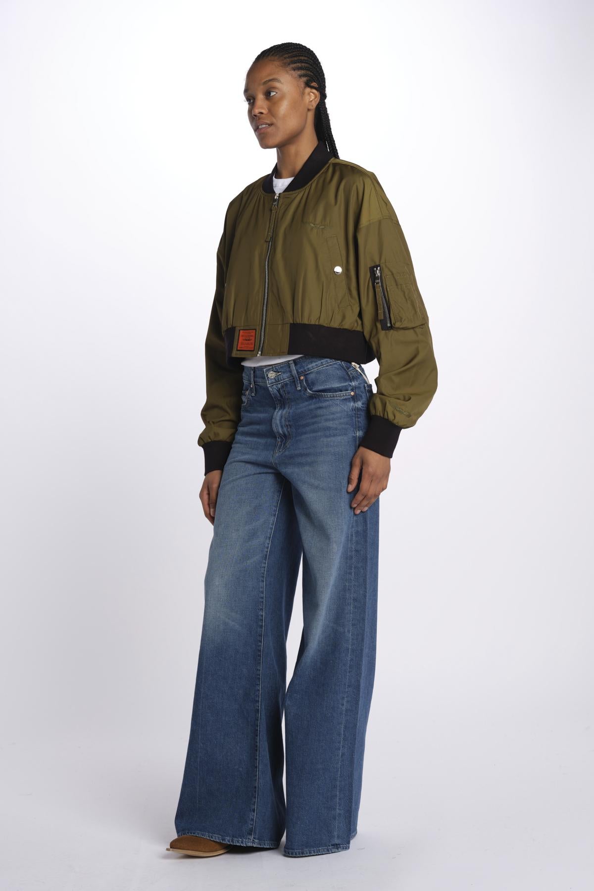 MA202 bomber corto donna EVMA202BE KAKI bombers original