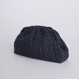 GAME clutch pochette intrecciata GAME CLUTCH NAVY maria la rosa