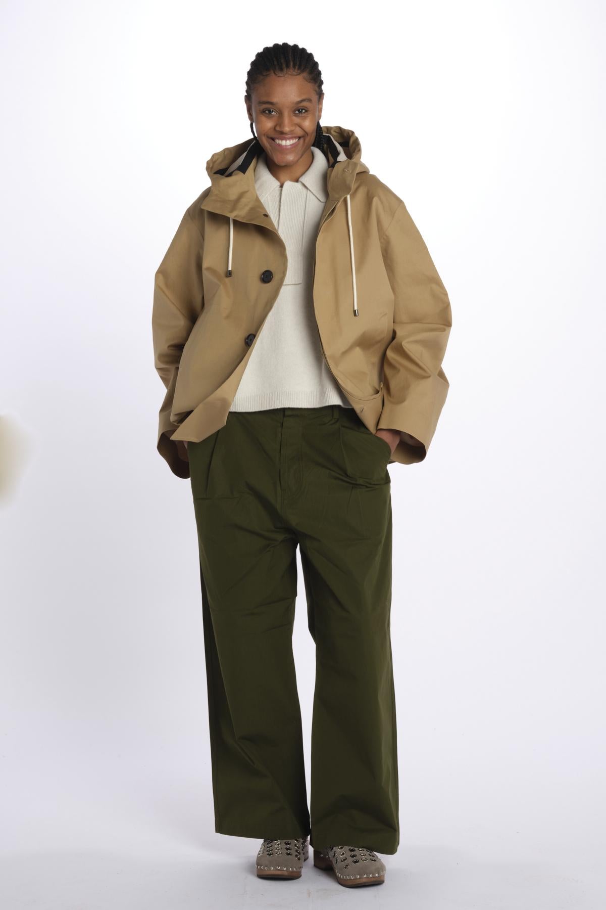 Giaccone con cappuccio reversibile CARDIFF CORD sofie d'hoore
