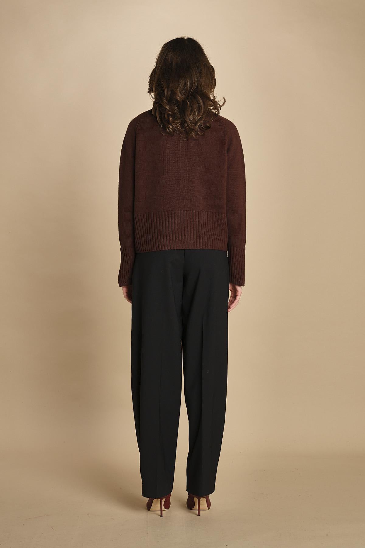 cardigan tre bottoni MIL4A24 25298 TESTA MORO milaura