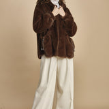 parka ecofur. SELENA MARON giovanni paris