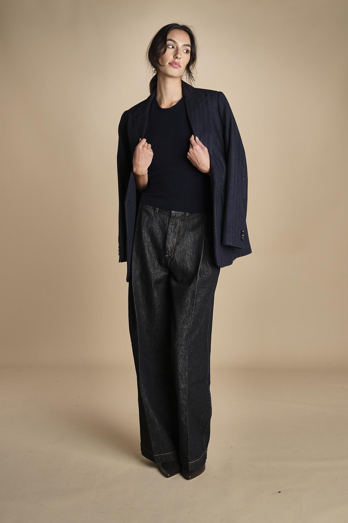 NANCY denim pinces NANCY OPENBLACK true avenue