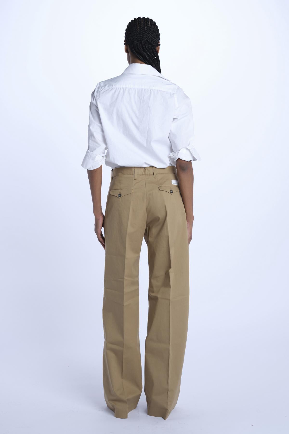 Pantalone NADIA co/ stretch NADIA NAC120 P01 CAMEL nine in the morning