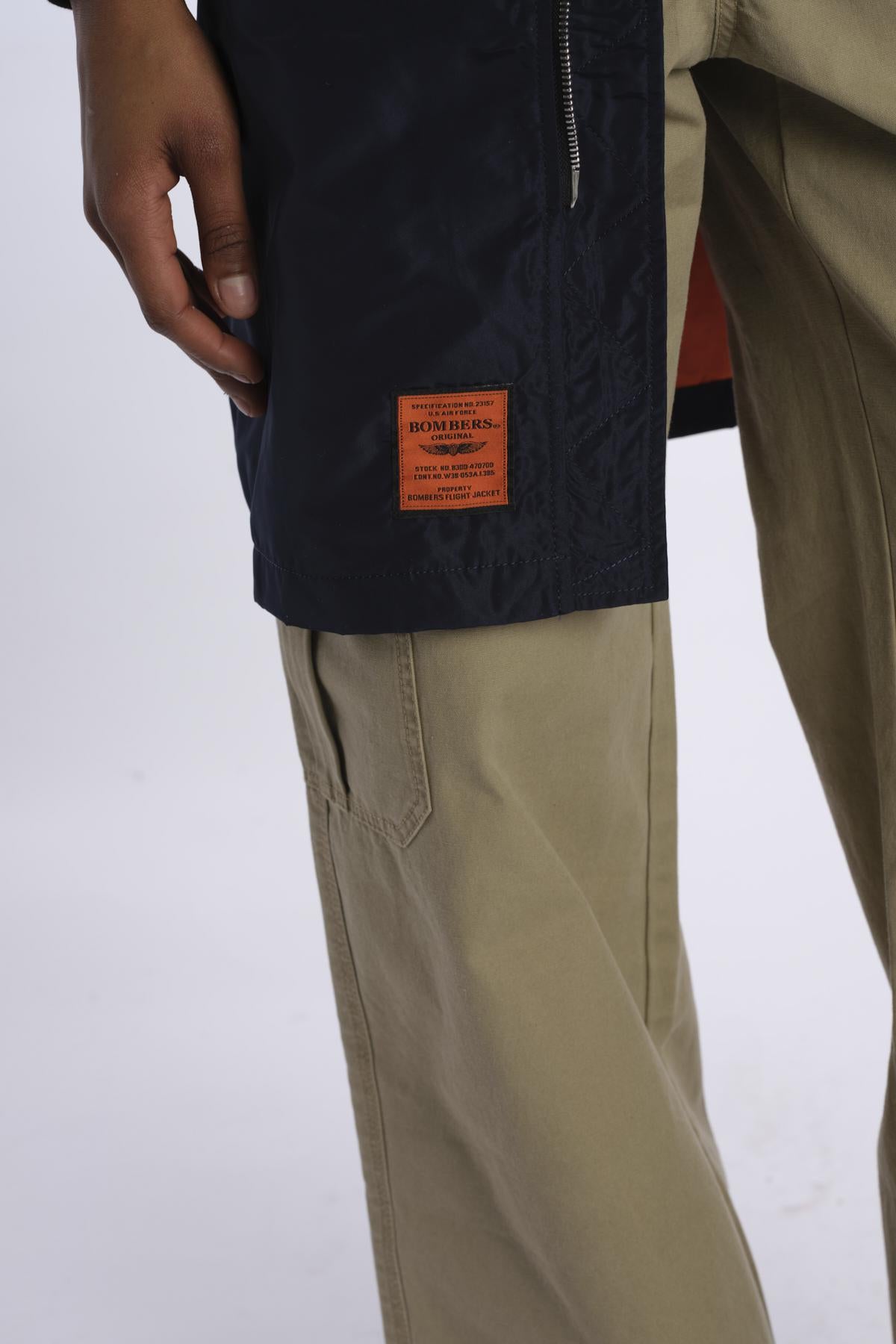 Bomber lungo impermeabile MA105 NAVY bombers original