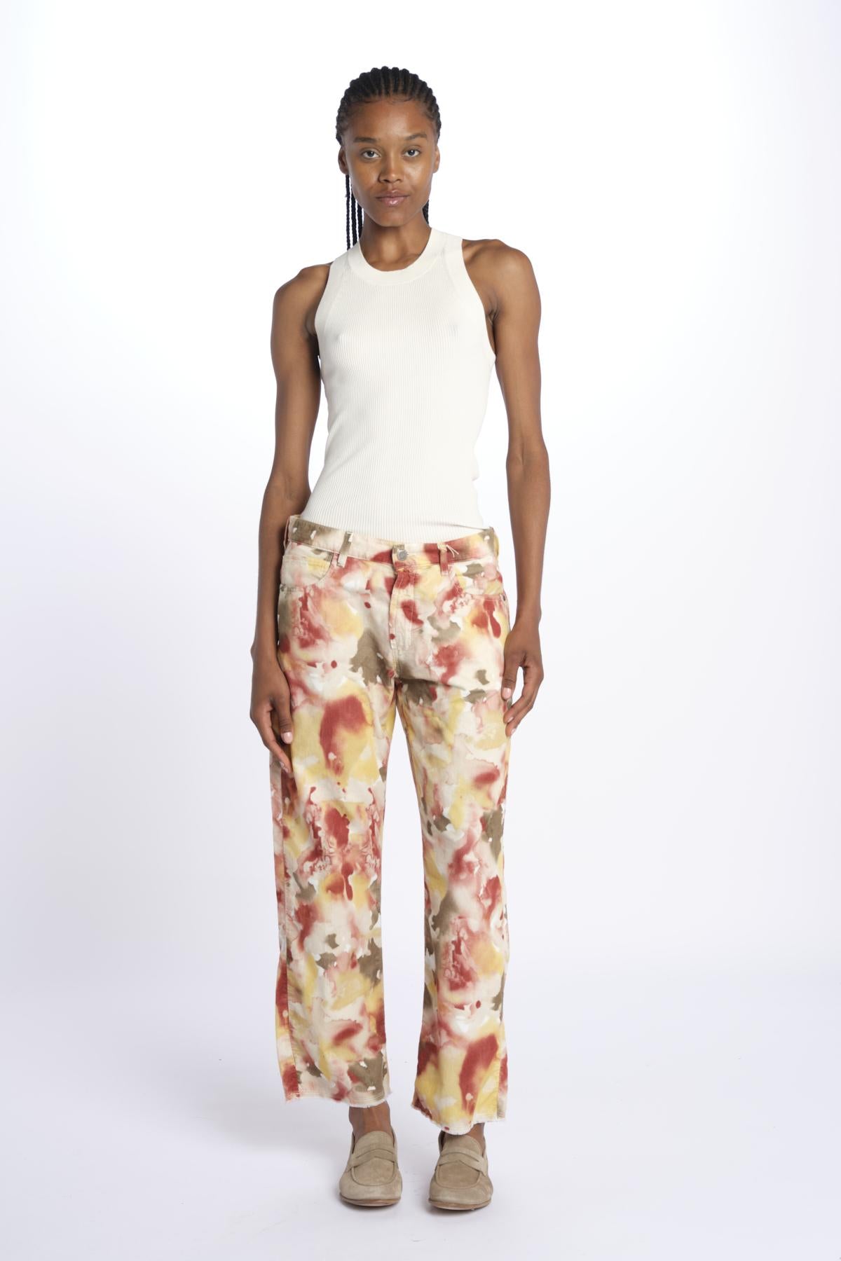 ALOSA pantalone con macchie M27D0ALOSAT3246 S338 massimo alba