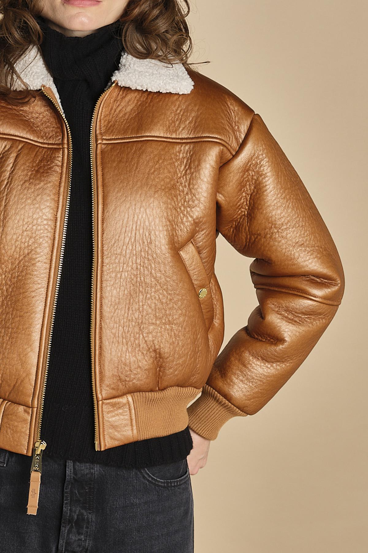 bomber in ecomontone F258007 370 CAMEL alpha
