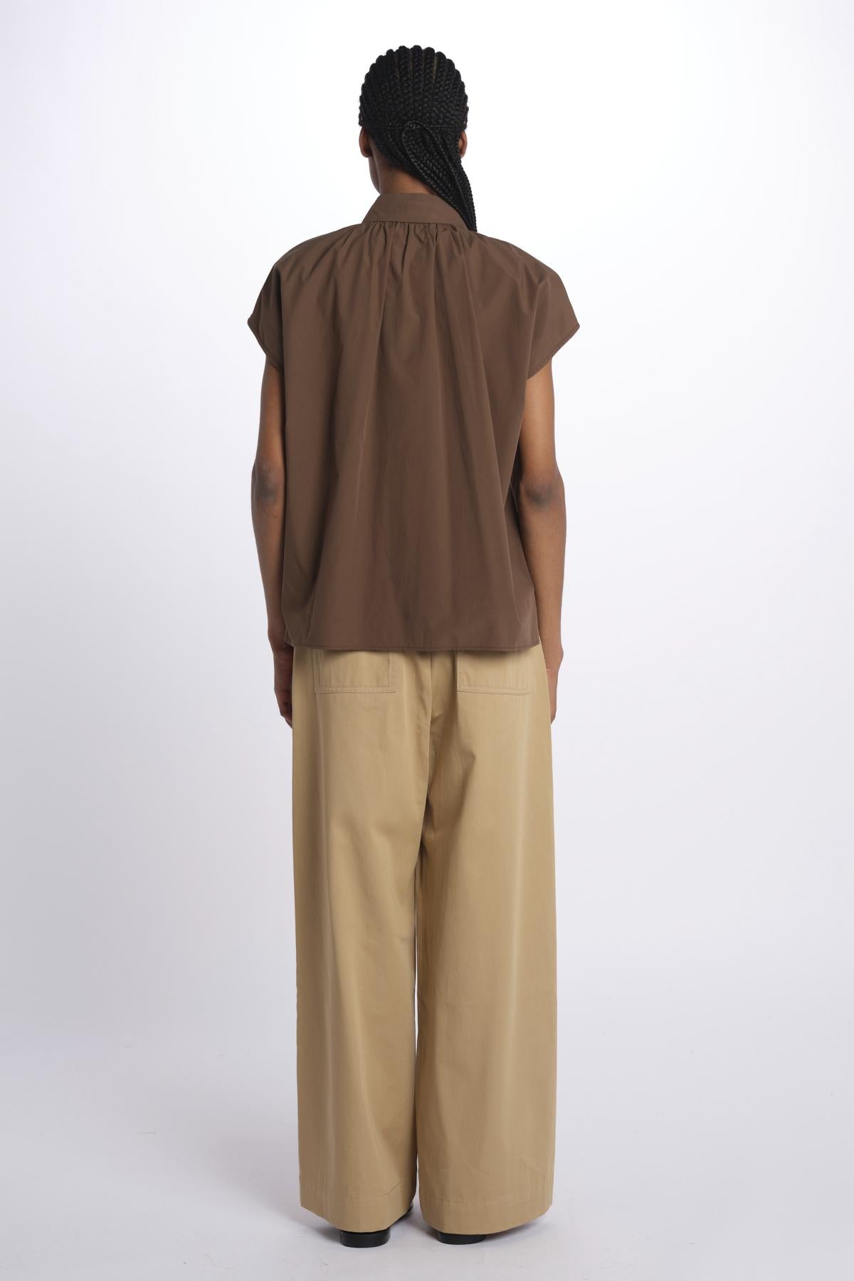 Camicia VALLO m/c poppeline 2515111032600 011 weekend maxmara