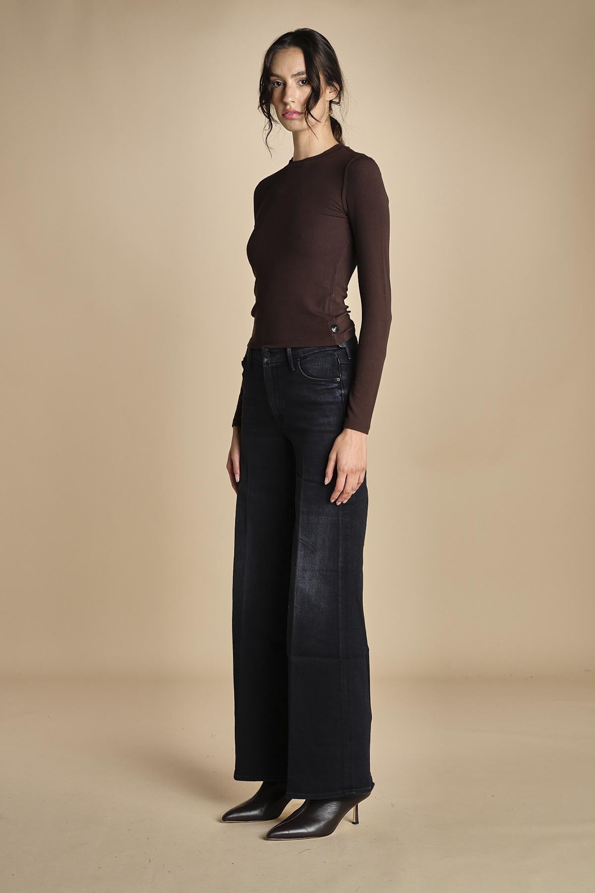 denim lungo zampa 10THE ROLLER SNEAK 415 965 mother