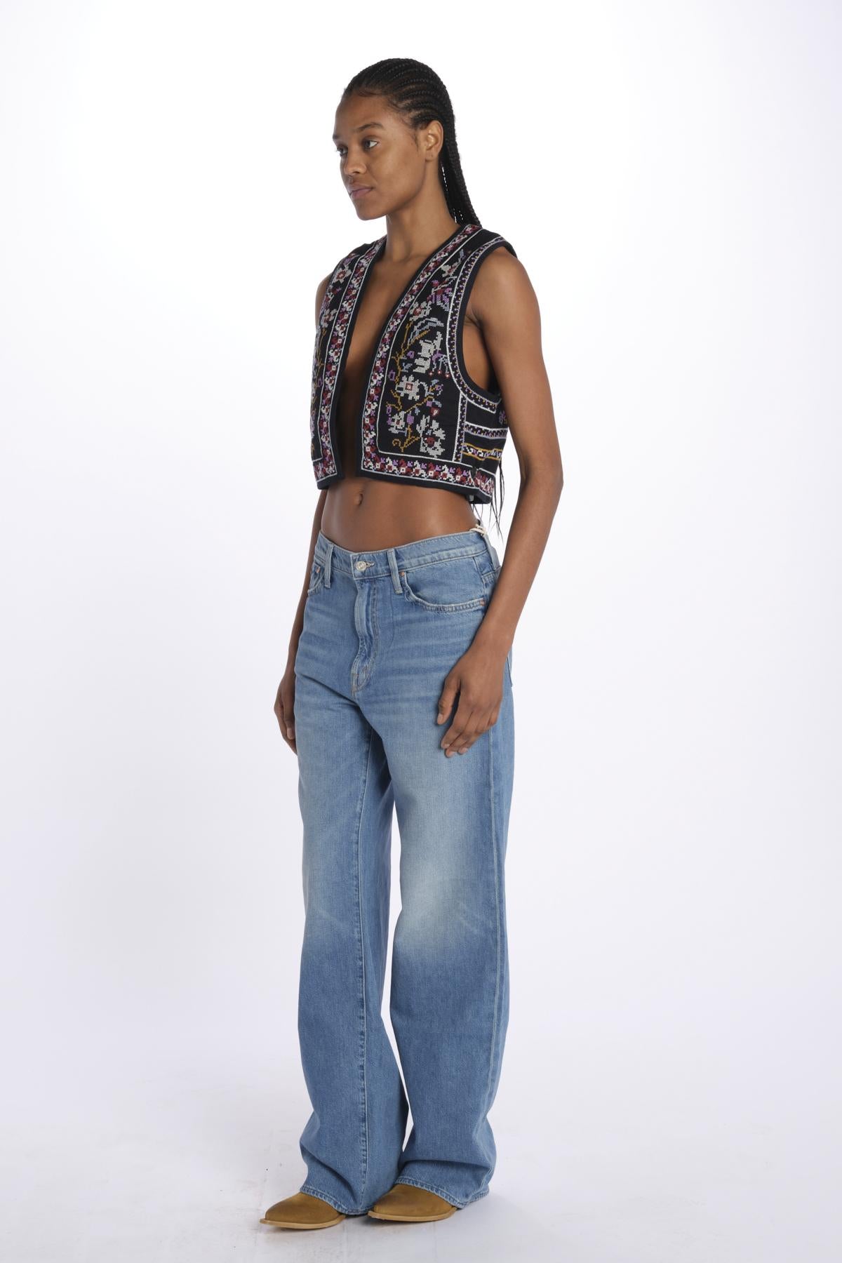 Gilet punto croce COCO BLEUNUIT ba&sh