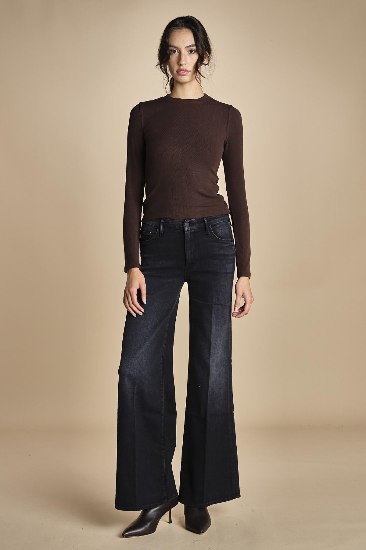 denim lungo zampa 10THE ROLLER SNEAK 415 965 mother