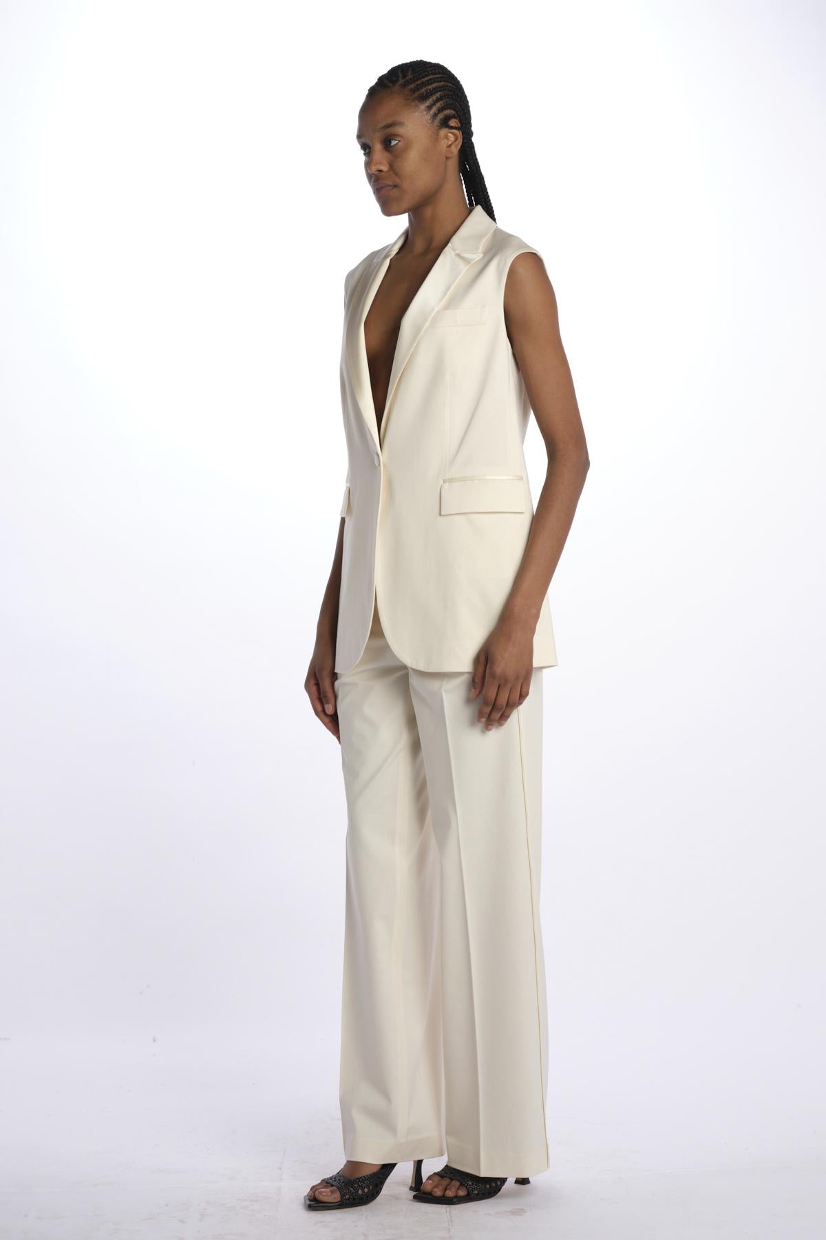 Gilet filo scozia 3417 AVORIO circolo 1901