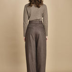 pantalone con due pinces occhio di perenice. PAN0261 MAR1025W soeur