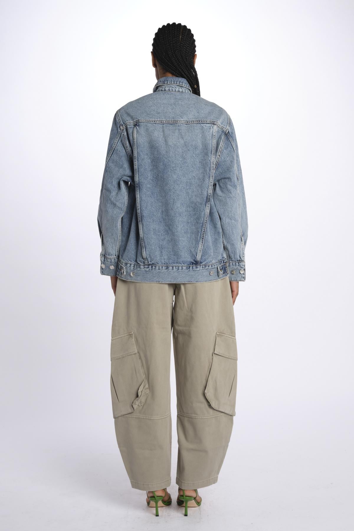 Giubbino denim THE EXTENDED lungo WP25DJA001 SEATTLESEAT frame
