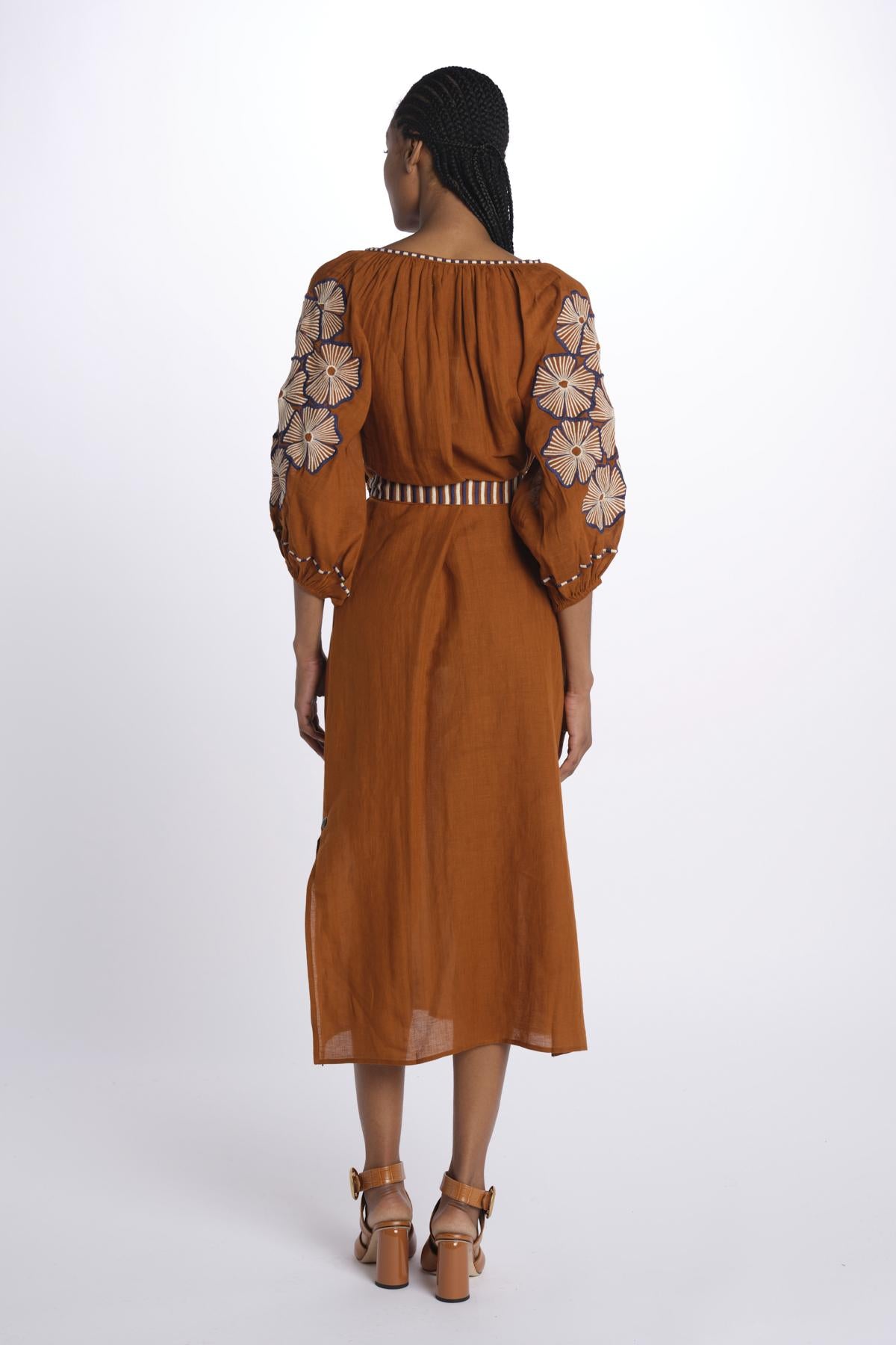 benaras soleil BE24909ABROWN NAVY KORA