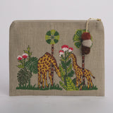 GIRAFFE pochette grande P0760 BMULTI benaras soleil