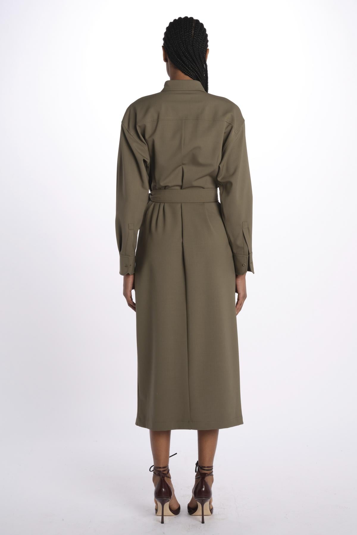 Abito CLOWN 2515221071600 008VERDEKAKI weekend maxmara