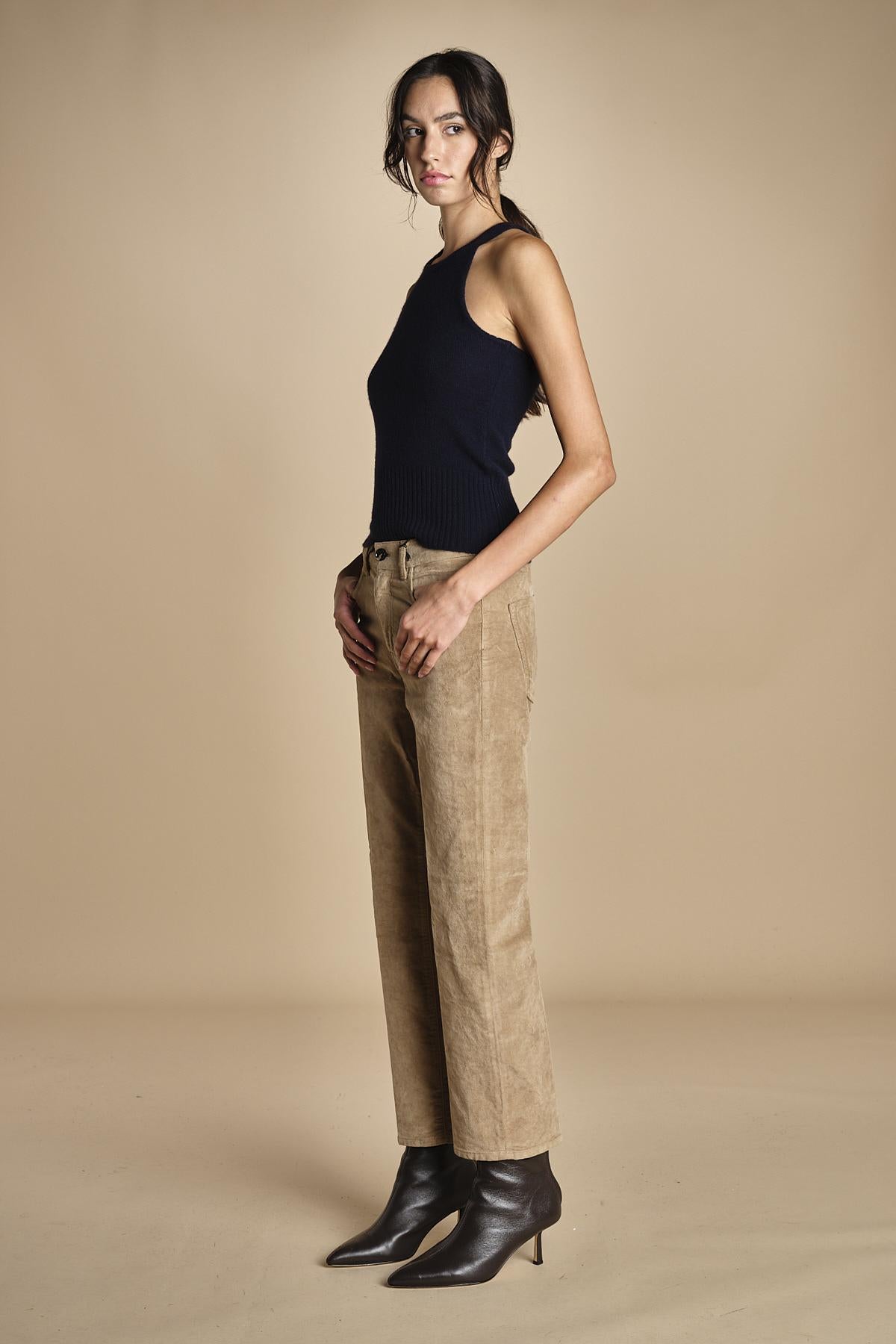 LINDY denim cropped skinny LINDY TOFEE true avenue