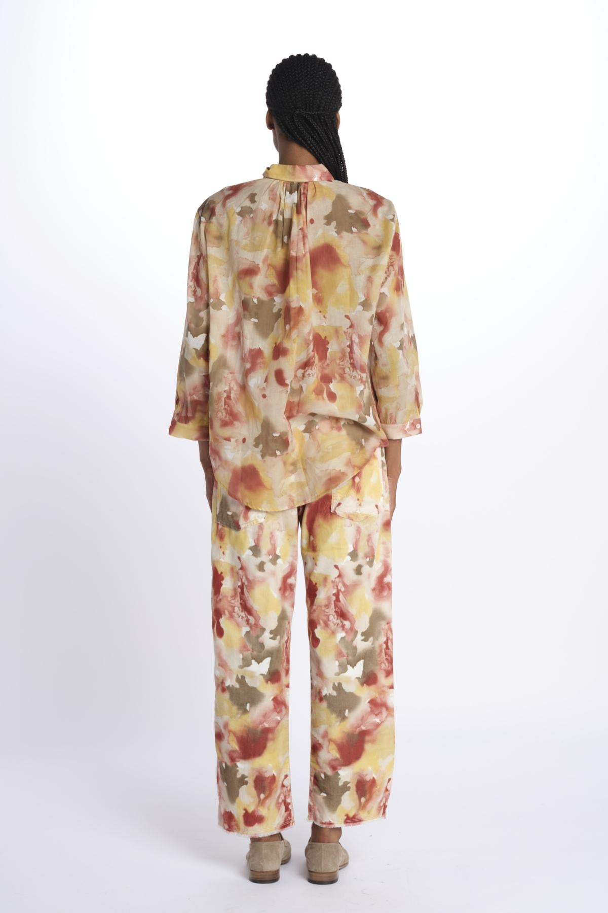 LOKY camicia con macchie M27DOLOKYT4683 S338 massimo alba
