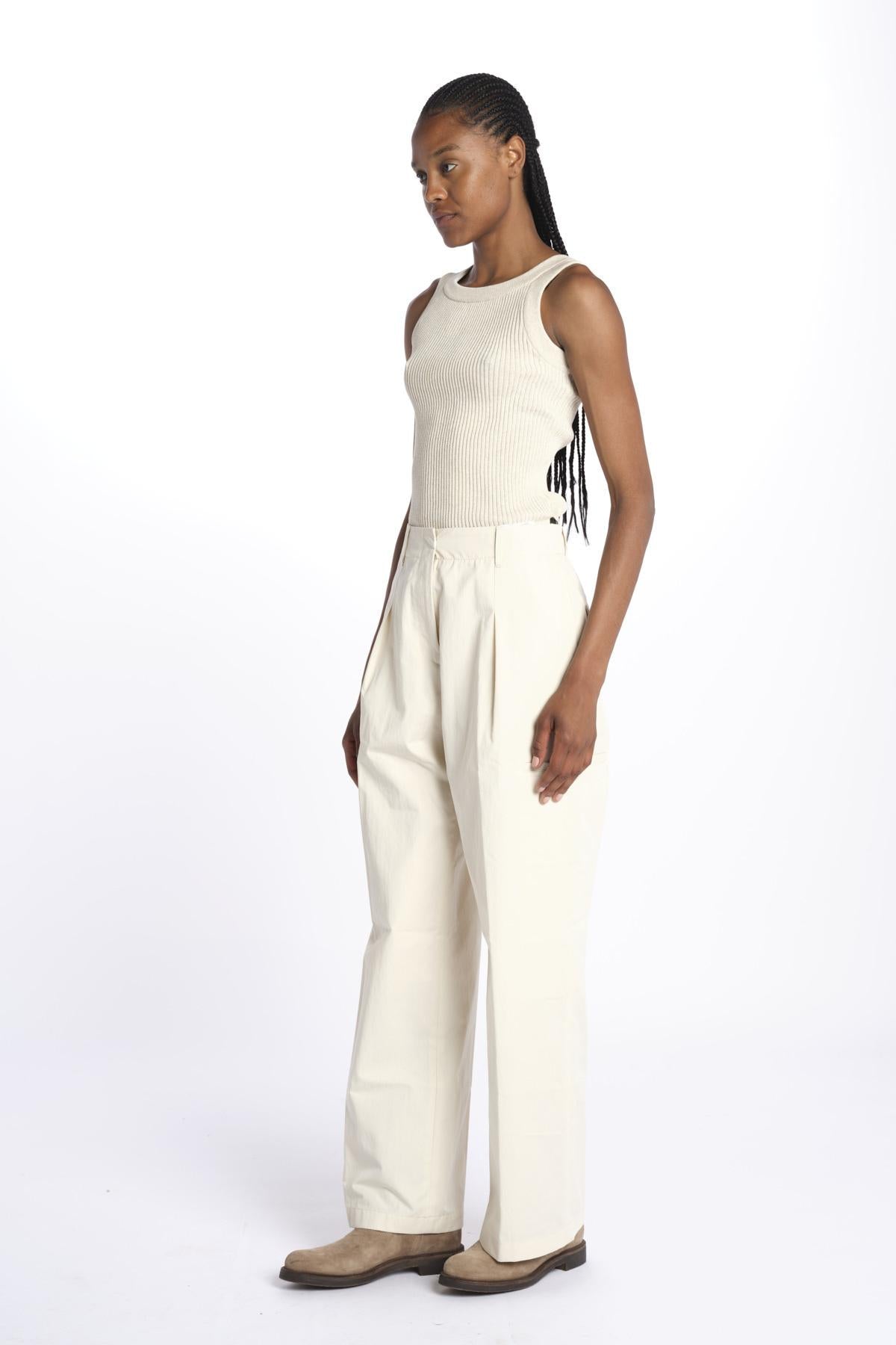 Pantaloni con tasconi LS2511PT008IV IVORY le 17 septembre