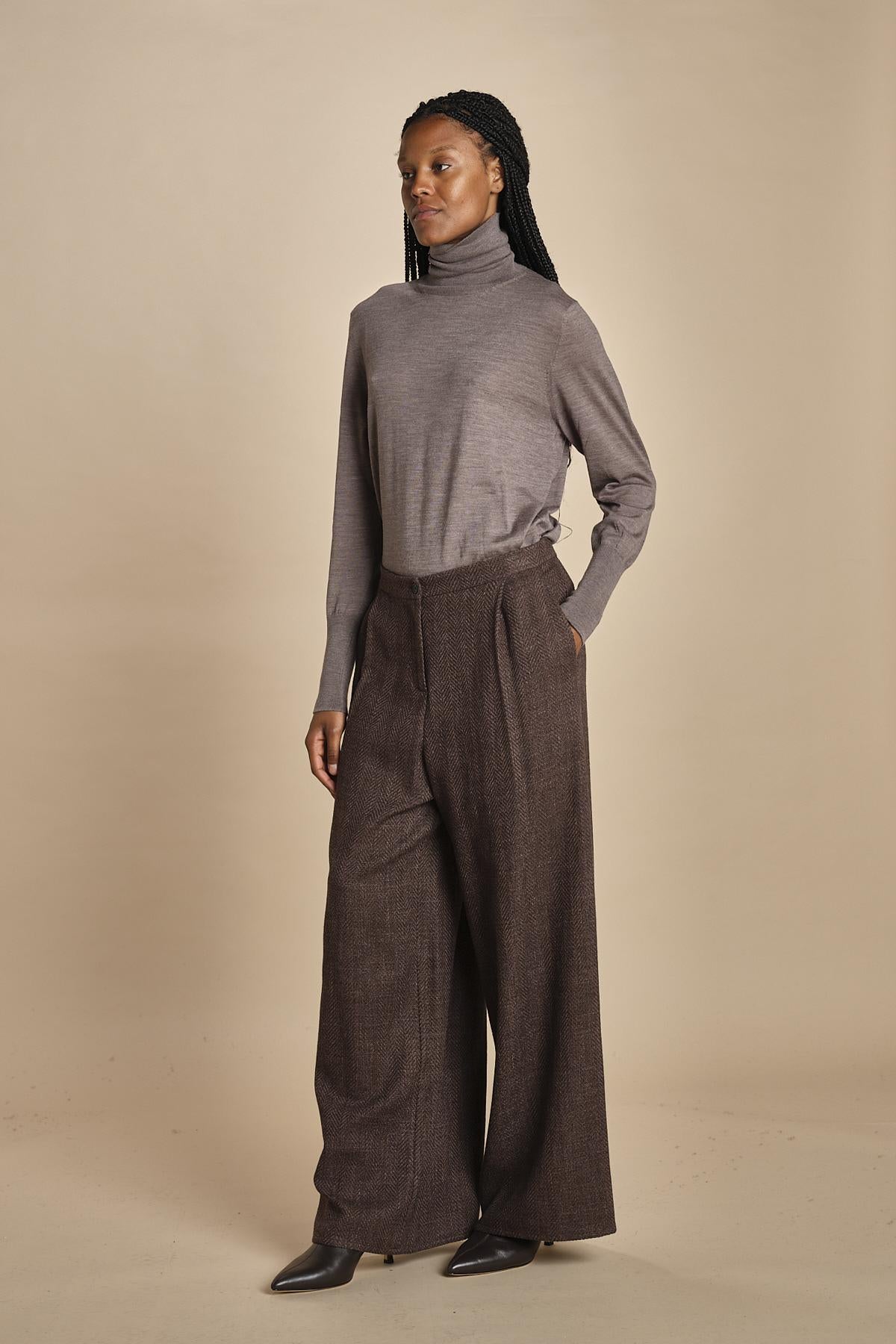 S2311 pantalone spigato S2311 1123 dusan