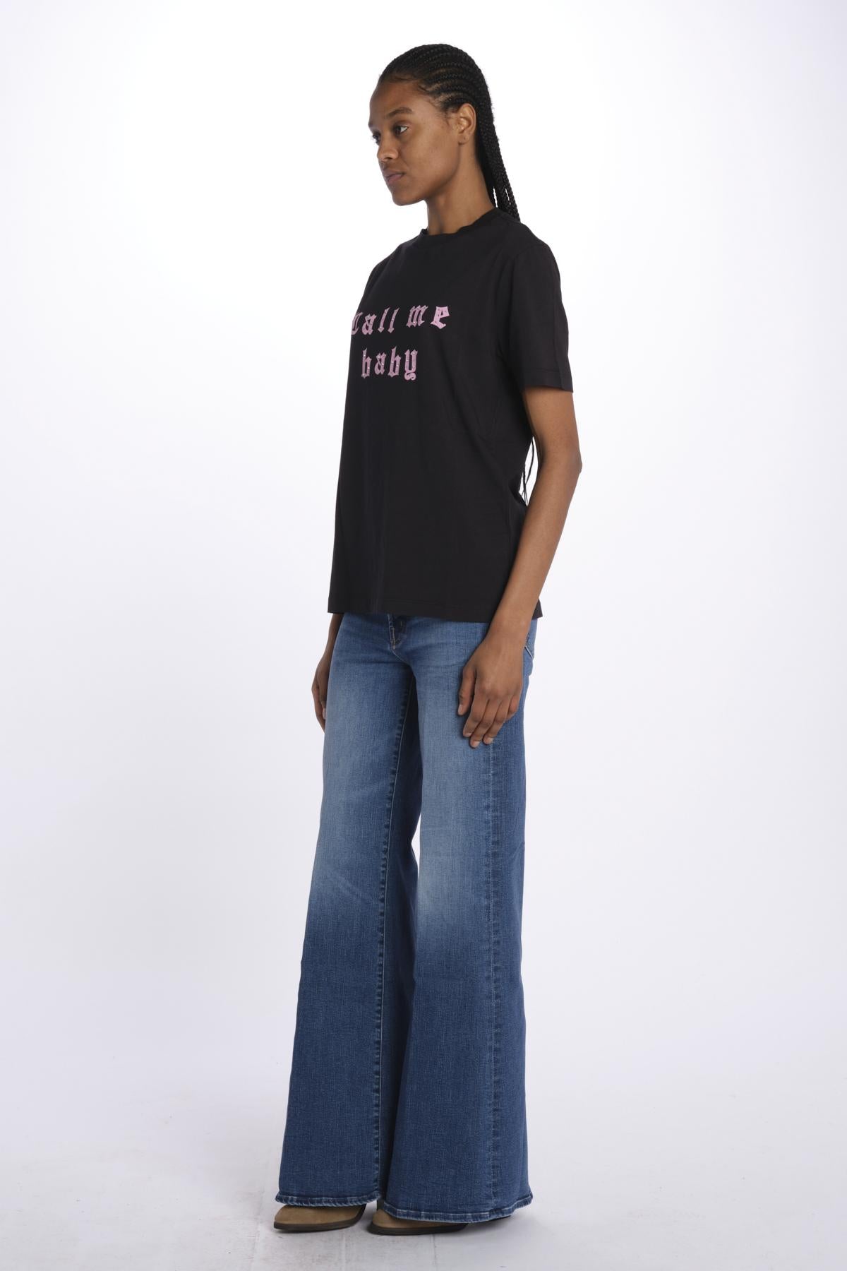 Edwin hc call me baby strass JWTS02804 BLACK zadig & voltaire