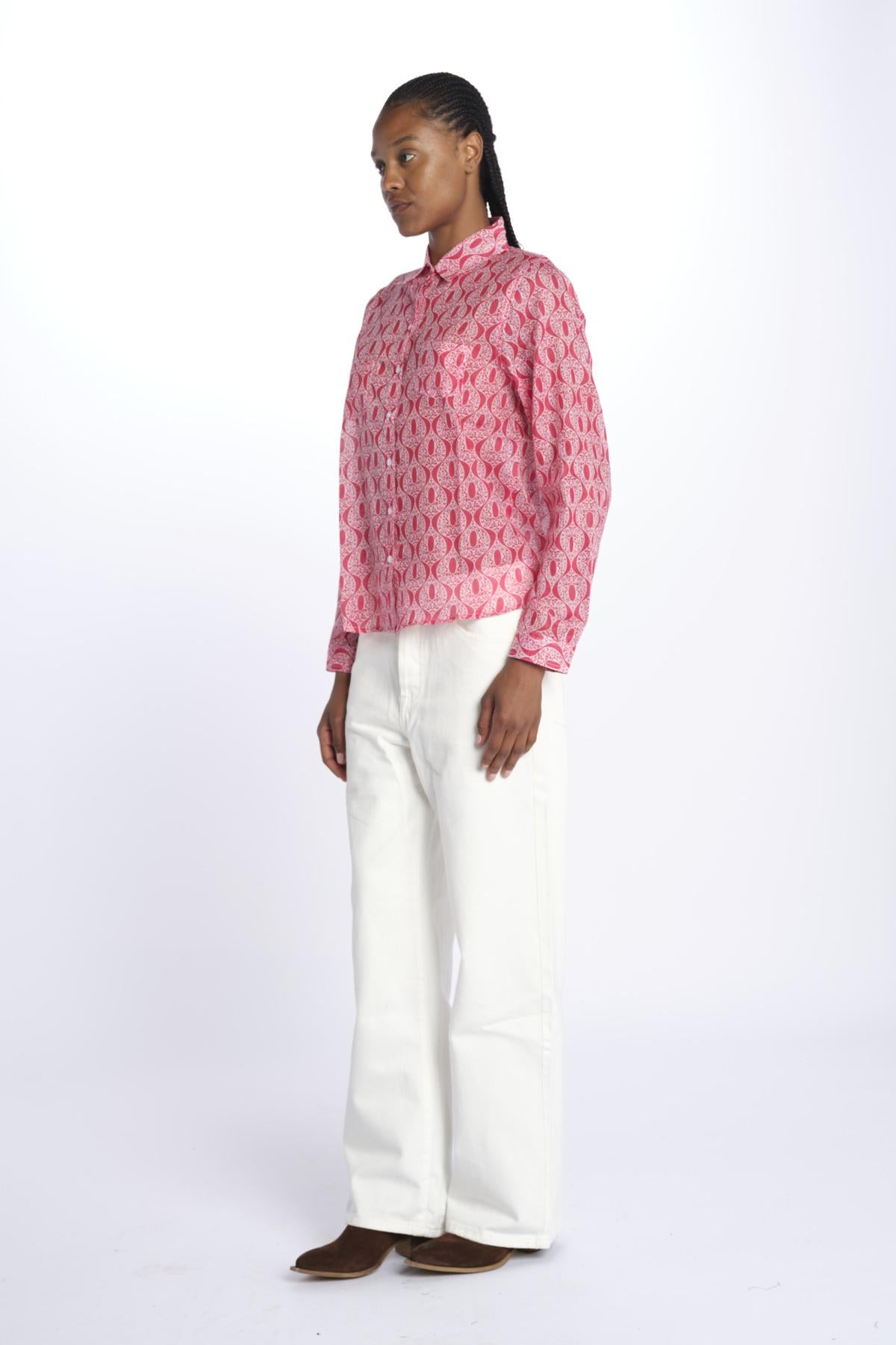 Camicia FLEUR SX7522 5G16 terre rouge