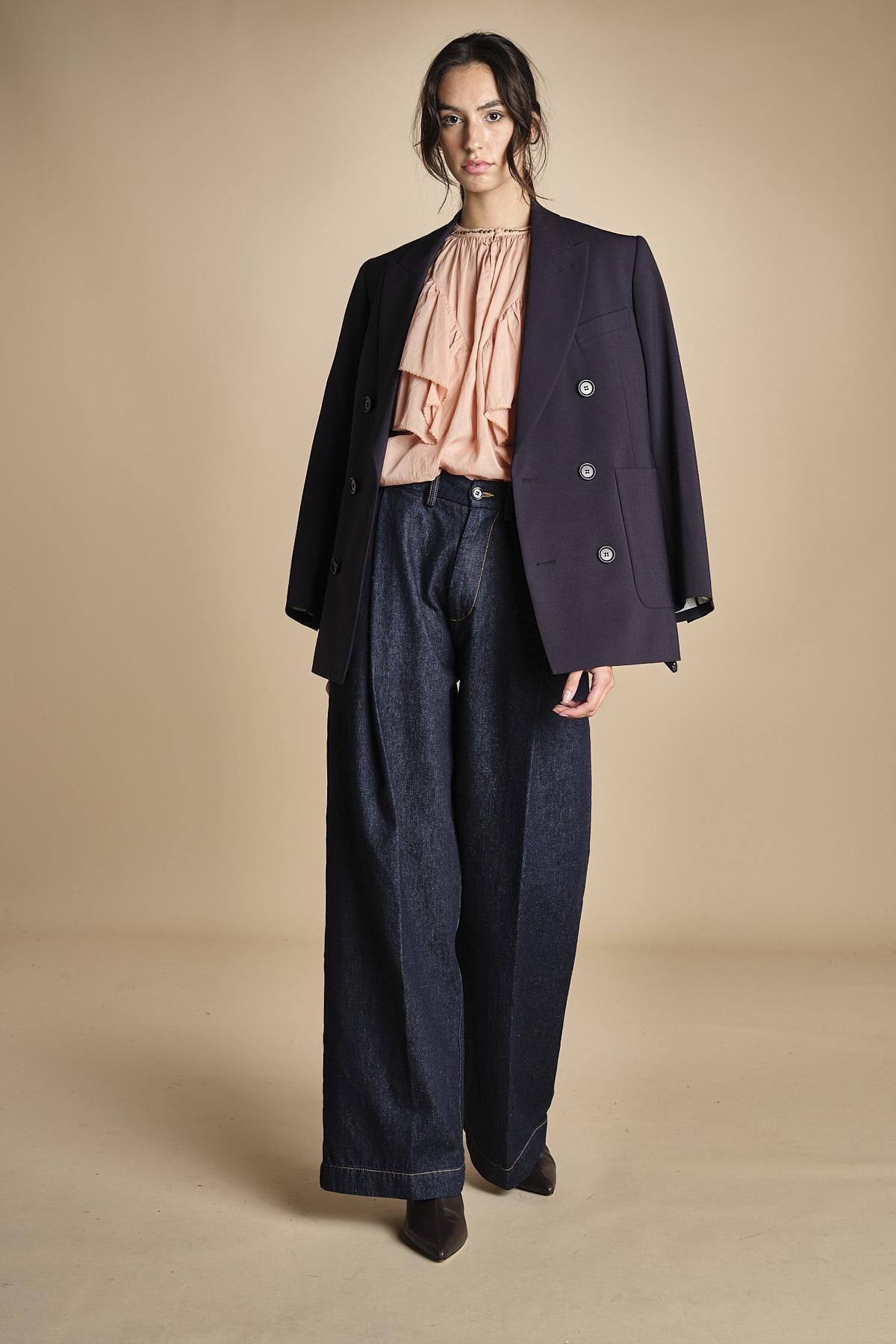 camicia con voille SELONA TOP BLUSH PINK scarlett poppies