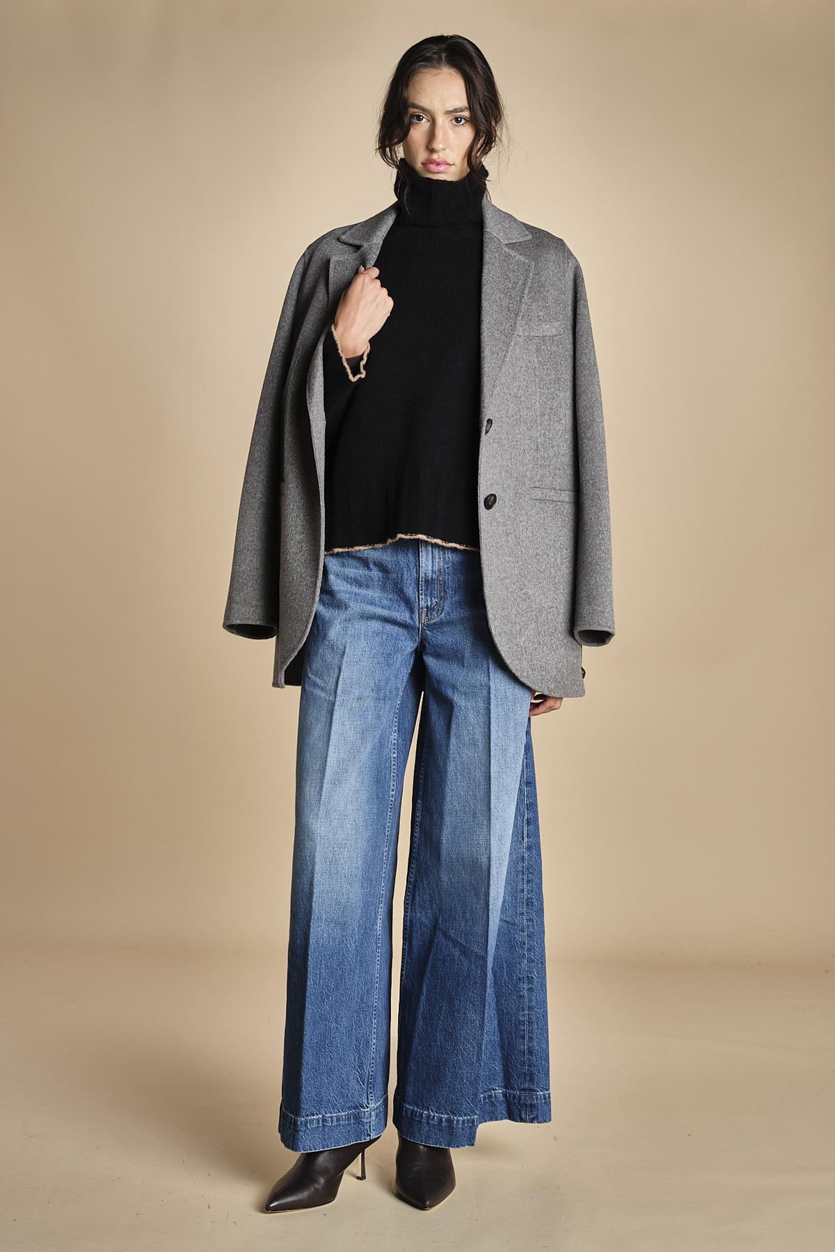 denim over con orlo THE HEADLINER SNEAK 10068 313 mother