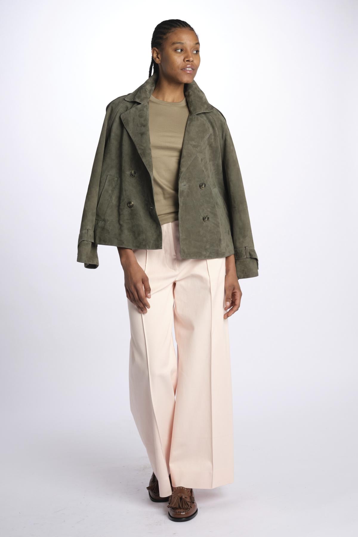 Pantalone ORIANA cropped nervature denim ORIANA540170 91 quelledue