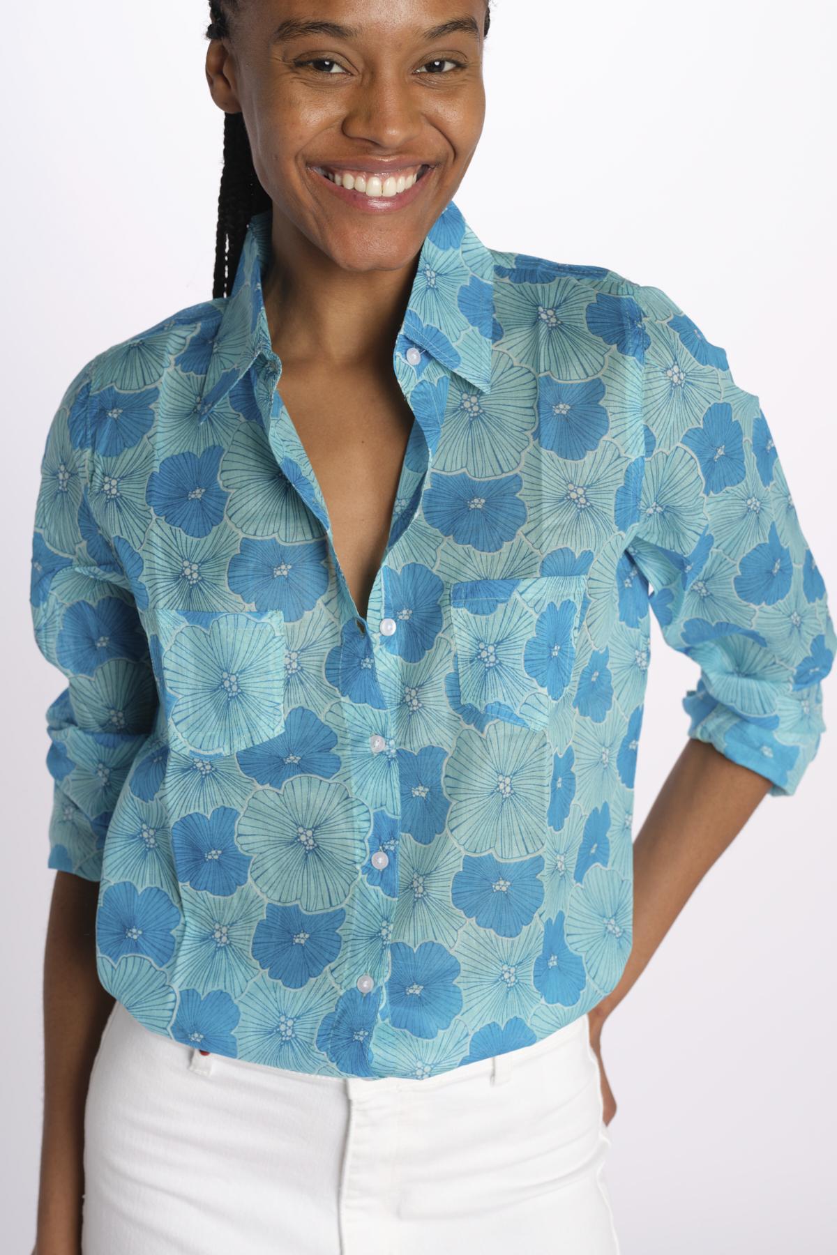 Camicia FLEUR SX7522 4F18 terre rouge