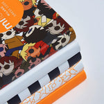 QUAD RIGHE ORIZZ BIANCO BLU milaura