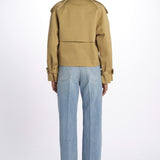 Trench corto IO119118 BE455 ivy oak