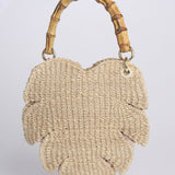 Leaf + bamboo bag