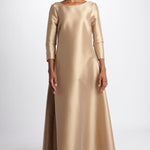 Abito lungo m/l svasato duchesse TV327 11001 co.go 