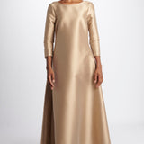 Abito lungo m/l svasato duchesse TV327 11001 co.go 
