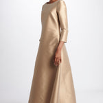 Abito lungo m/l svasato duchesse TV327 11001 co.go 