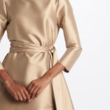 Abito lungo m/l svasato duchesse TV327 11001 co.go 