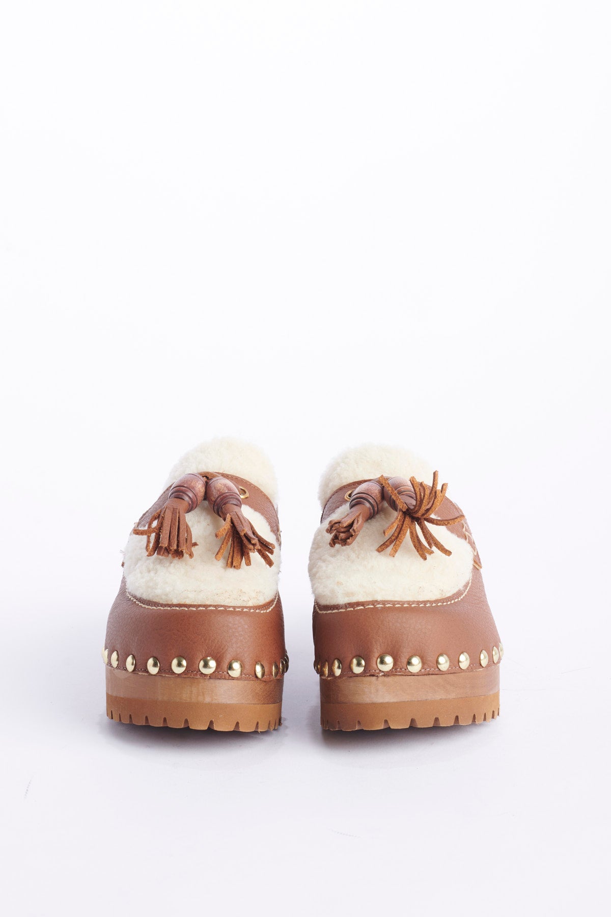  JDPF23FO10036936LAOFERCLOGS6 TAN LEATHER jejia 