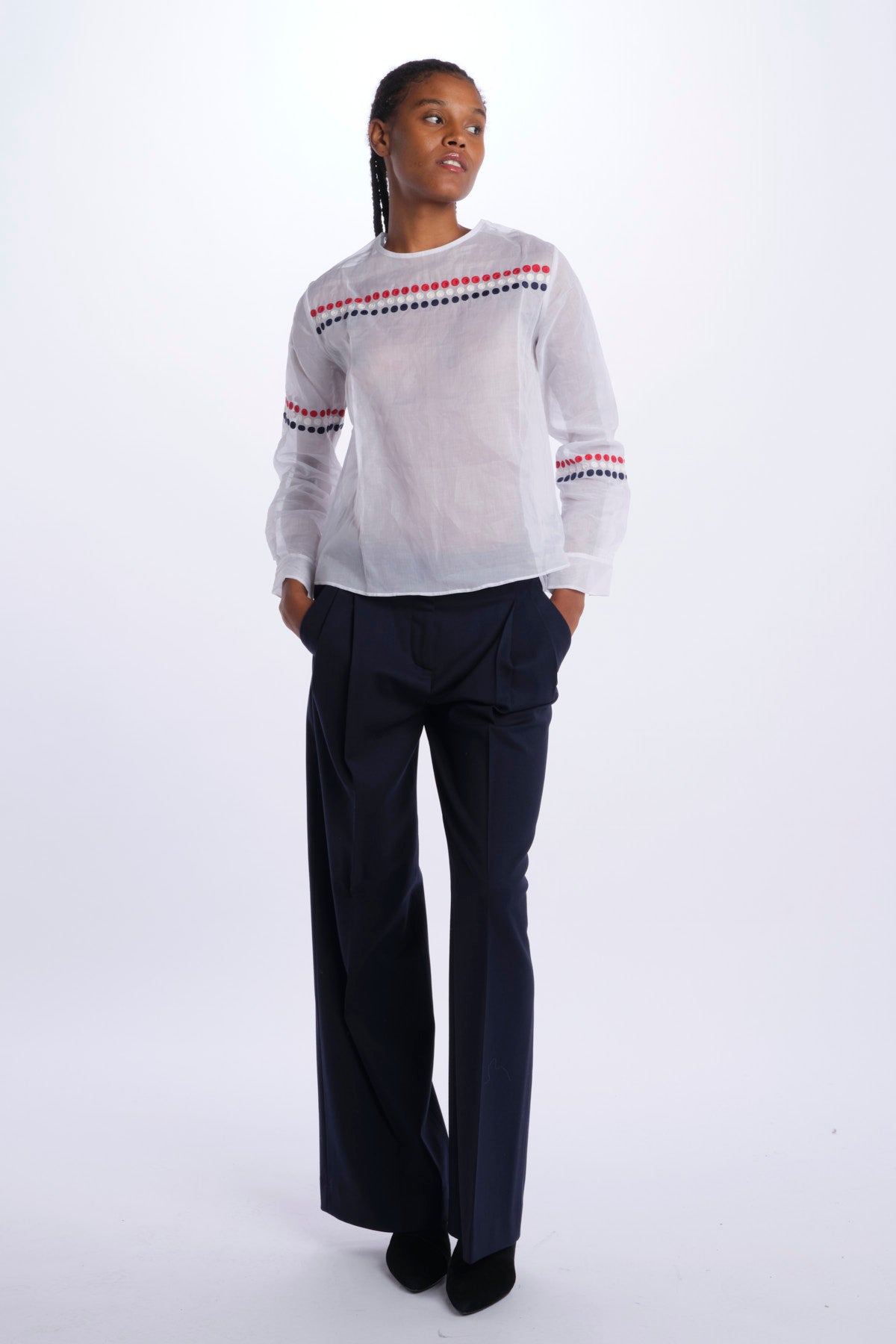  TPXSWHC10000V0737SC OPTICAL WHITE jupe by jackie 