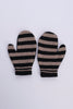 Striped mitten