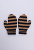 Striped mitten