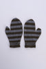 Striped mitten