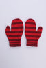 Striped mitten