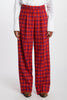 Scottish elastic pleated trousers